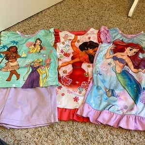 4T Disney PJs set of 3